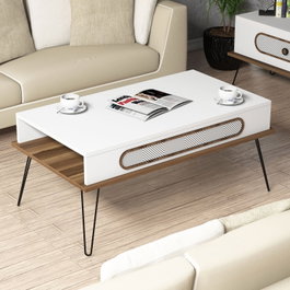 Hanah Home Mesa de centro Ekol - White